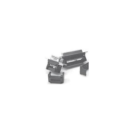 Amphenol D Subminiature Connector, 9 Contact(S), Female, Idc Terminal, Receptacle L117DEFRB09S